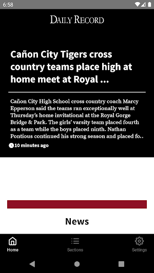 Canon City Daily Record Screenshot 0