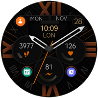 Dream 43 analog watch face