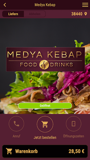 Medya Kebap Lieferservice Screenshot 1