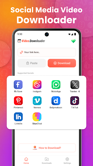 All video downloader and saver Screenshot 0