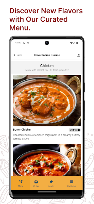 Dawat Indian Cuisine Screenshot 1