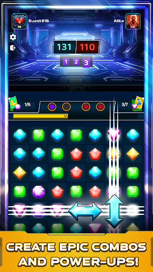 Narqubis Match 3 : PvP Match 3 Screenshot 2