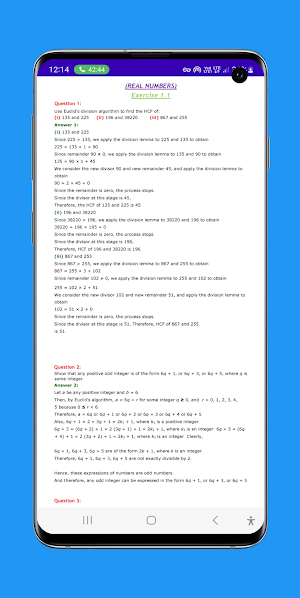 Class 10 Maths NCERT solution Screenshot 1