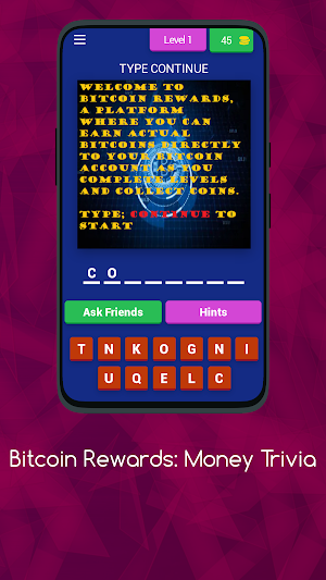 Bitcoin Rewards: Money Trivia Screenshot 0