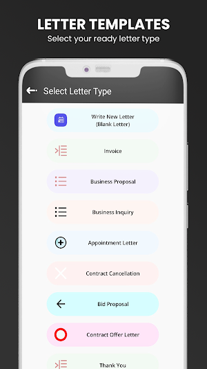 Official Letter Templates Screenshot 3