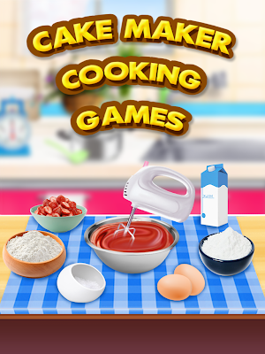Cake Cooking Maker Games Screenshot 0