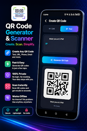 QR Code Generator & Scanner Screenshot 2