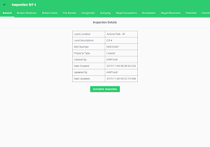 Inspections Screenshot 2