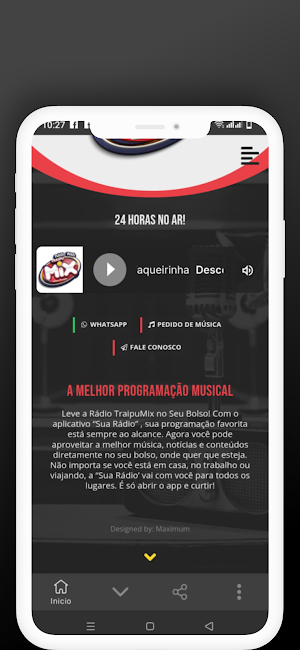Rádio Web Traipu Mix Screenshot 3