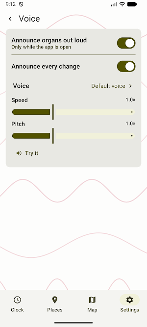 TCM Body Clock Screenshot 3