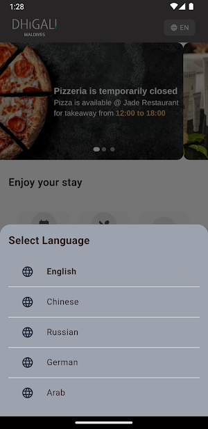 Dhigali Maldives App Screenshot 3