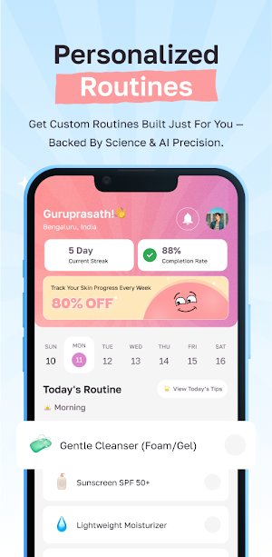 Glowtune: AI Skin Care Coach Screenshot 0
