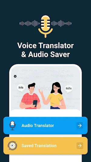 Voice Translator & Audio Saver Screenshot 0