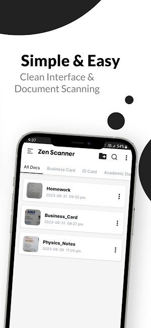 Zen Scanner Pro: Document Scan Screenshot 2