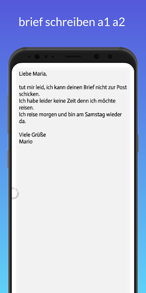 brief schreiben a1 a2 Screenshot 3