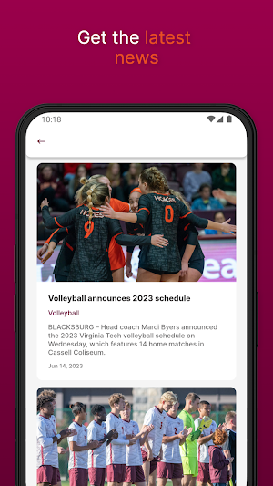 Virginia Tech HokieSports Screenshot 0