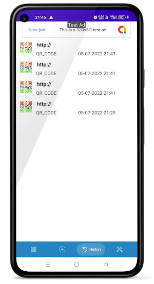 QR and Bar Code scanner Screenshot 1