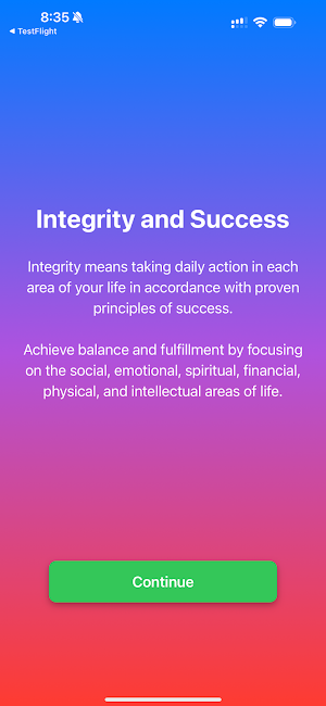 Integrity Tracker Screenshot 0