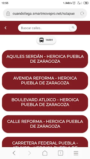 RUTA a tiempo Screenshot 2