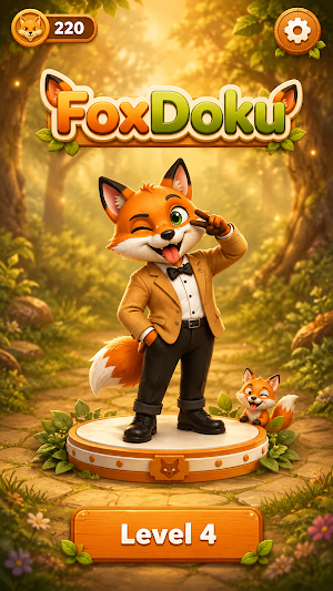 Foxdoku: Sudoku Logic Puzzle Screenshot 0