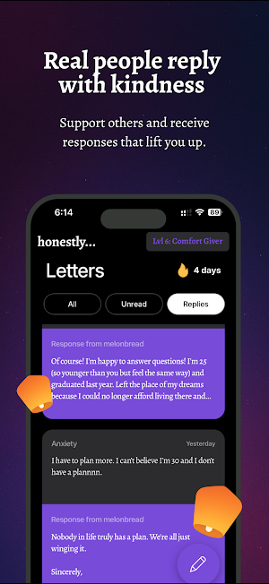 Honestly: Anonymous Letters Screenshot 2