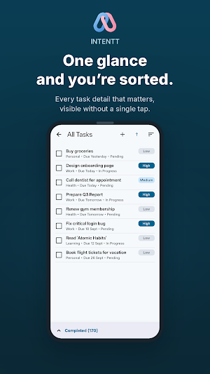 Intentt: Habits, Tasks, Focus Screenshot 3