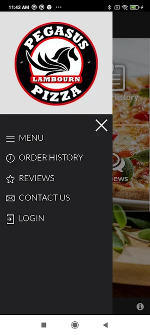 Pegasus Pizza Lambourn Screenshot 1