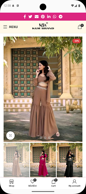 KGM Brand: Fashion Clothing Screenshot 0