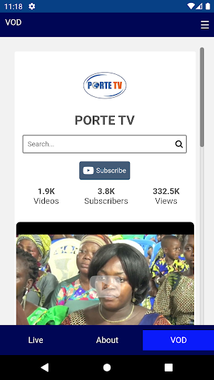 Porte TV Screenshot 3