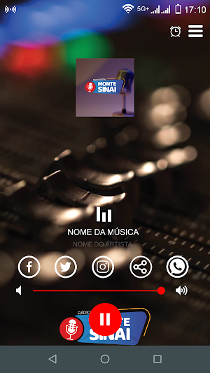 Web Rádio Monte Sinai Screenshot 2