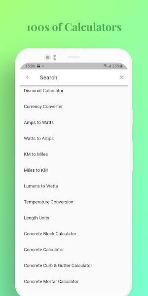 Handyman Calculator Screenshot 3