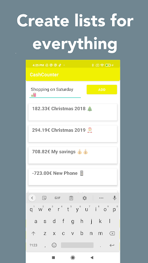 CashCounter: The euro counter and manager Screenshot 3