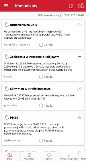 RSO – Regionalny System Ostrzegania Screenshot 1