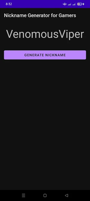 Nickname Generator For Gamers Screenshot 2