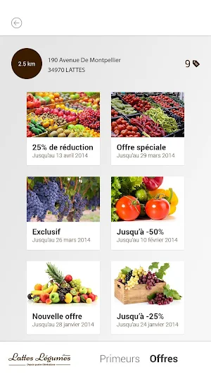 Lattes Légumes Screenshot 3