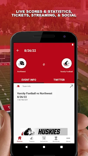 Aurora Huskies Athletics Screenshot 2