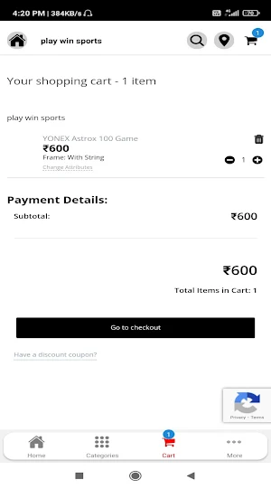 Racket Store Screenshot 3