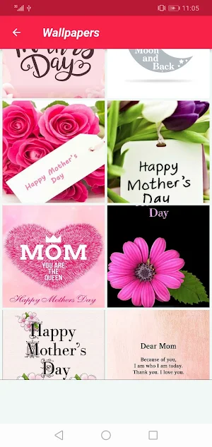 Mothers day wallpaper Screenshot 1