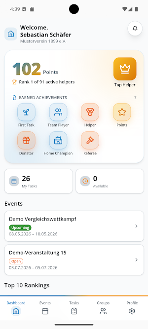 Vereinspunkt Screenshot 3