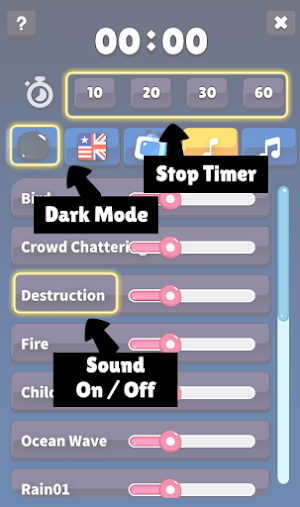 White sound noise-Sleep Sound Screenshot 0