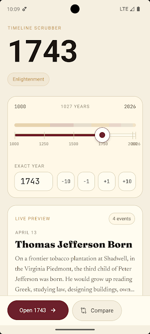 History Timeline - Saeculum Screenshot 1