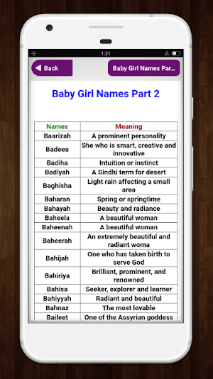 Muslim Baby Names and Meaning Screenshot 3