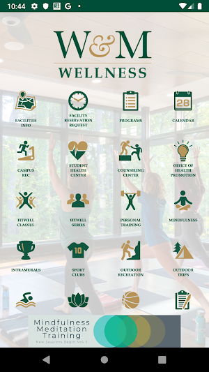 William & Mary Wellness Screenshot 0