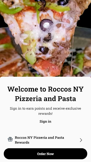 Roccos NY Pizzeria and Pasta Screenshot 0