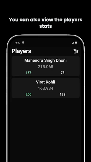 Strike Rate Calculator Screenshot 3