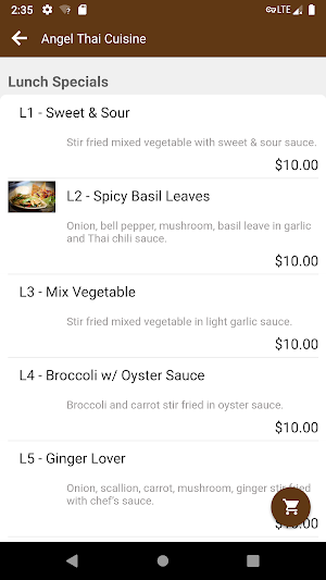 Angel Thai Cuisine Screenshot 3