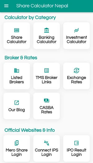Share Calculator Nepal Screenshot 1