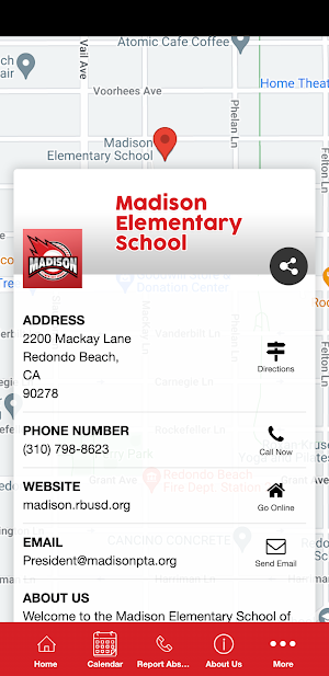 Madison Elementary School Screenshot 2