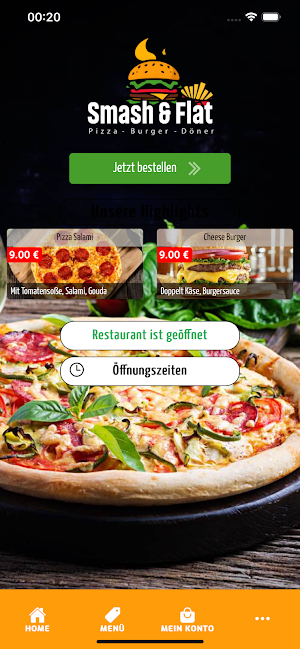 Smash & Flat Pizza Screenshot 0