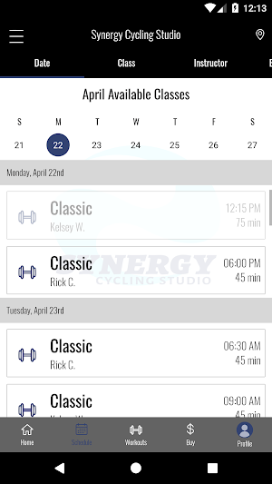 Synergy Cycling Studio Screenshot 2